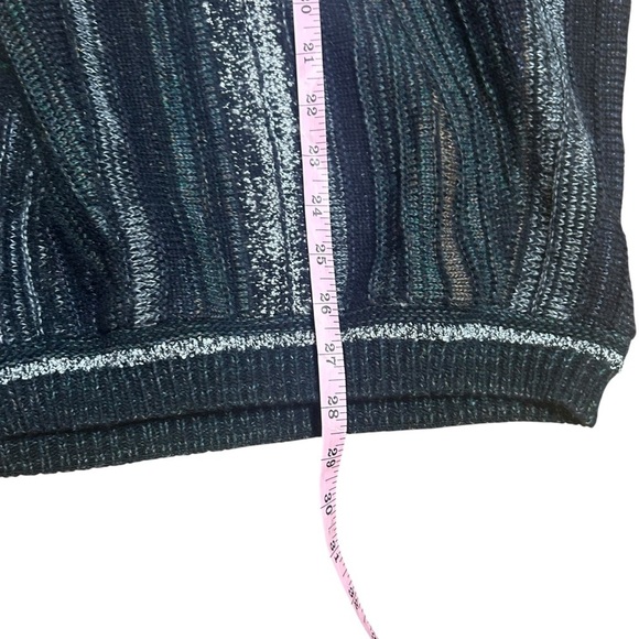 Lavane vintage v neck 3d knit textured sweater size XXL retro 90s Cosby  biggie - Picture 6 of 7